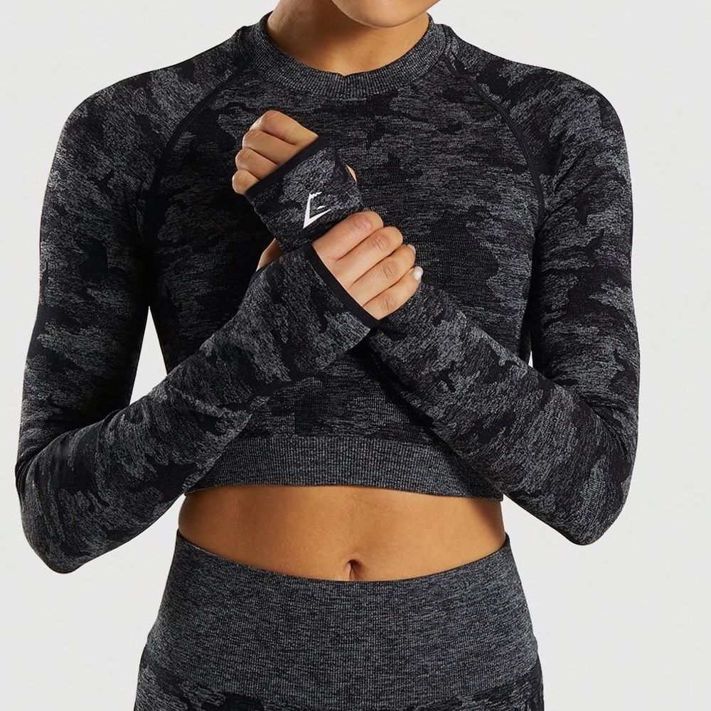Gymshark Camo Crop Top